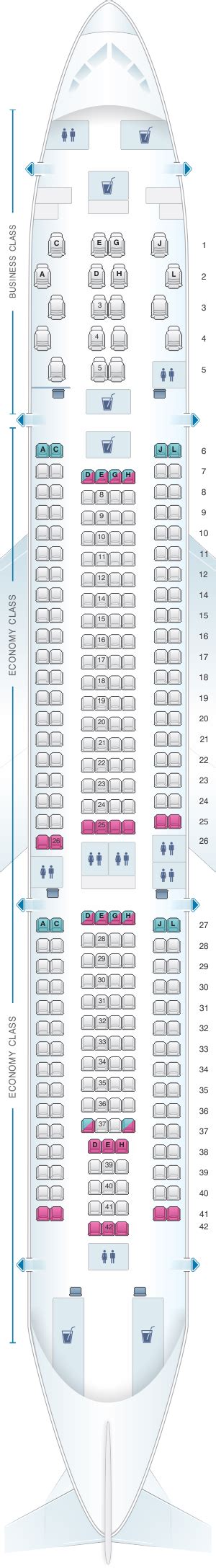 iberia airbus a330 seating chart